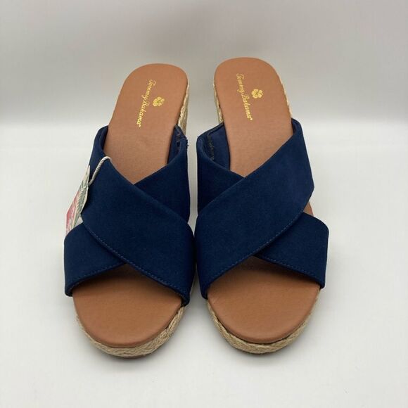 NWT Tommy Bahama Stasey Espadrille Wedge Sandals Size 9M - Picture 1 of 10